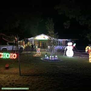 Christmas Light display at  20 Jarvis Place, Macquarie