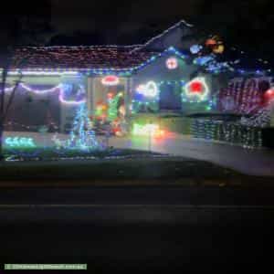 Christmas Light display at  138 Tuckwell Road, Castle Hill