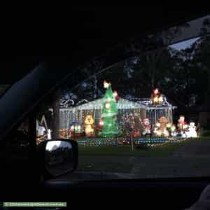 Christmas Light display at 21 Truscott Place, Bidwill