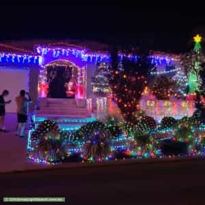 Christmas Light display at 3 Catspaw Avenue, Beeliar