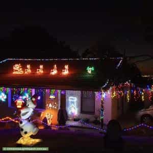 Christmas Light display at 4 Mintanta Drive, Banksia Park