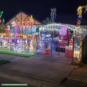 Christmas Light display at  Belmore Terrace, Woodville Park
