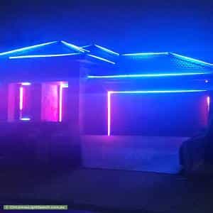 Christmas Light display at 32 Redcliffe Terrace, Taylors Hill