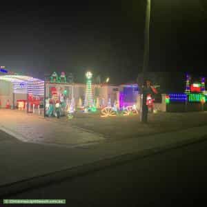 Christmas Light display at 56 Taywood Drive, Wanneroo