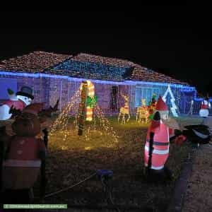 Christmas Light display at 28 Winzor Street, Salisbury