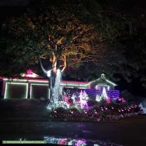 Christmas Light display at 5 Wyld Close, Littlehampton
