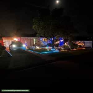 Christmas Light display at 3 Oswin Court, Morphett Vale