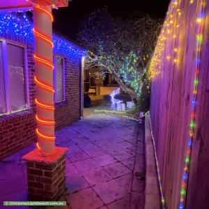 Christmas Light display at 81 Griffin Road, North Curl Curl