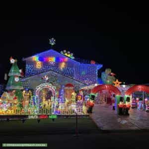 Christmas Light display at 64 Chatsworth Road, Saint Clair