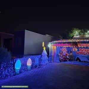 Christmas Light display at 15 Feredy Street, Embleton