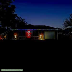 Christmas Light display at 13 Silverhill Loop, Seville Grove