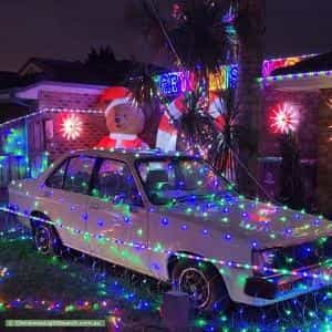 Christmas Light display at 53 Lawless Drive, Cranbourne North
