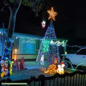 Christmas Light display at 11 Armbuster Street, Hope Valley