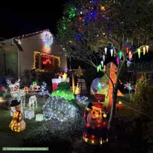 Christmas Light display at 42 Hodder Street, Brighton East