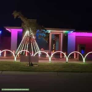 Christmas Light display at 8 Kuwan Street, Drouin