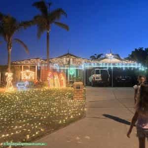 Christmas Light display at 17 Nepean Retreat, Quinns Rocks