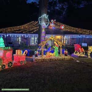 Christmas Light display at 12 Ashford Avenue, Castle Hill