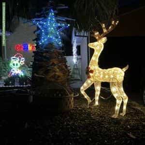 Christmas Light display at 8 Dashwood Retreat, Bonython