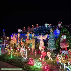Christmas Light display at 6 Bechervaise Court, Greenwith