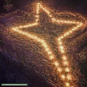 Christmas Light display at  Almond Grove Road, Willunga South