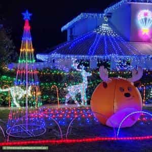 Christmas Light display at  Gimber Street, Melville