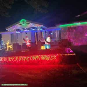 Christmas Light display at 25 Kohlhagen Street, Conder