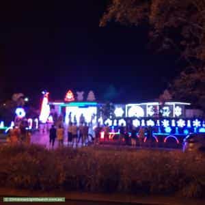 Christmas Light display at 99 Santa Monica Drive, Augustine Heights