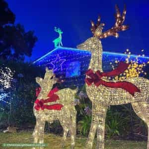 Christmas Light display at 5 Waraker Way, Leeming