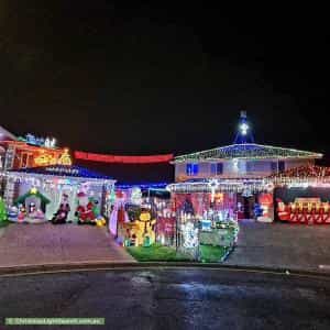 Christmas Light display at 4 Troon Court, Glenmore Park