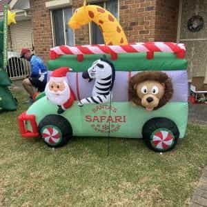 Christmas Light display at 22 Essex Street, Mansfield Park
