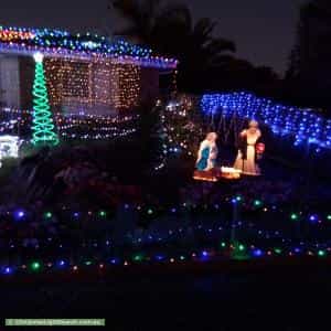 Christmas Light display at 17 Heathersay Avenue, Aldinga Beach