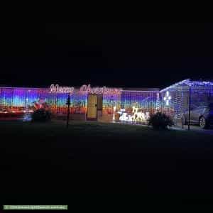 Christmas Light display at 137 Harrow Road, Glenfield