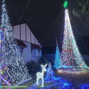 Christmas Light display at  Schulz Street, Bentleigh East
