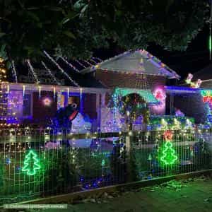 Christmas Light display at 7 James Street, Clarence Park