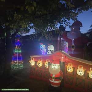 Christmas Light display at  RM Williams Drive, Walkley Heights