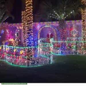 Christmas Light display at 19 Ivythorne Grove, Kiara