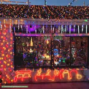 Christmas Light display at 6 Albara Road, Ingle Farm