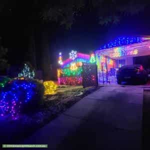 Christmas Light display at 6 Jean Court, Golden Grove