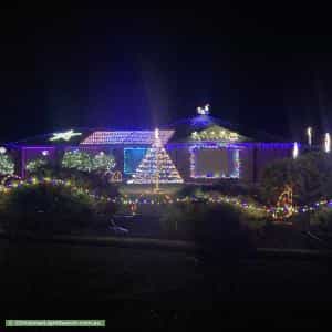 Christmas Light display at 9 James Road, Lewiston