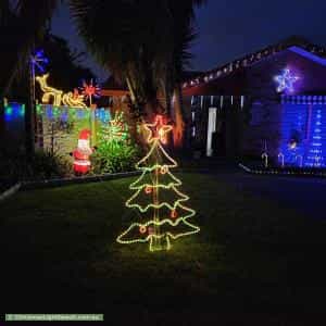 Christmas Light display at 5 Quarrion Drive, Carrum Downs