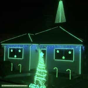 Christmas Light display at 37 Boundary Road, Heathcote