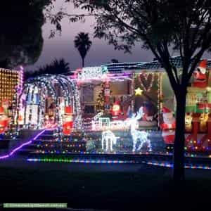 Christmas Light display at 18 Tyloid Square, Wantirna