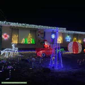 Christmas Light display at 6 Oldham Avenue, Modbury Heights