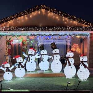 Christmas Light display at  Monte Carlo Drive, Point Cook