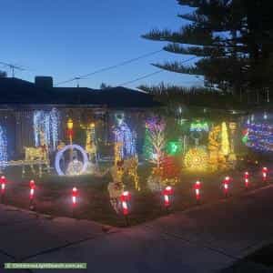 Christmas Light display at 47 Betula Avenue, Bundoora