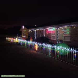 Christmas Light display at 1 Biralee Crescent, Beacon Hill