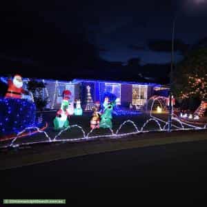 Christmas Light display at 29 Benson Crescent, Calwell