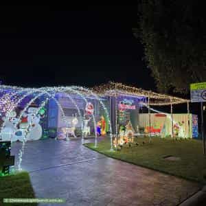 Christmas Light display at 34 Waterfall Crescent, Cranebrook
