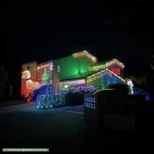 Christmas Light display at 3 Everard Street, Palmerston