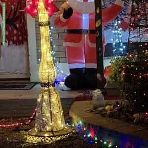 Christmas Light display at  Coogee Avenue, Paralowie